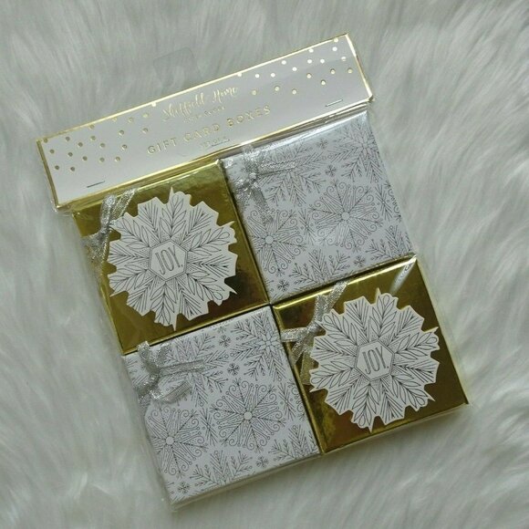 💰3/$25 Sheffield Home Gift Card Boxes Holder Christmas Holidays Gift Wrap - Picture 1 of 6